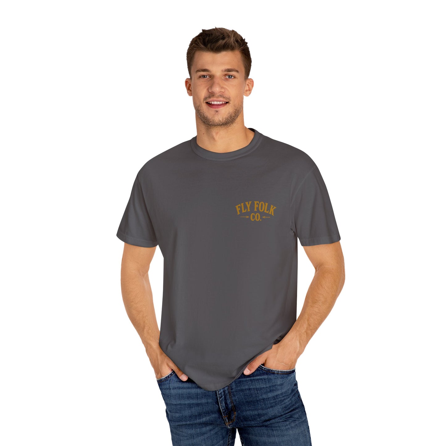AI Could Never – Wizard Fly Fishing Tee
