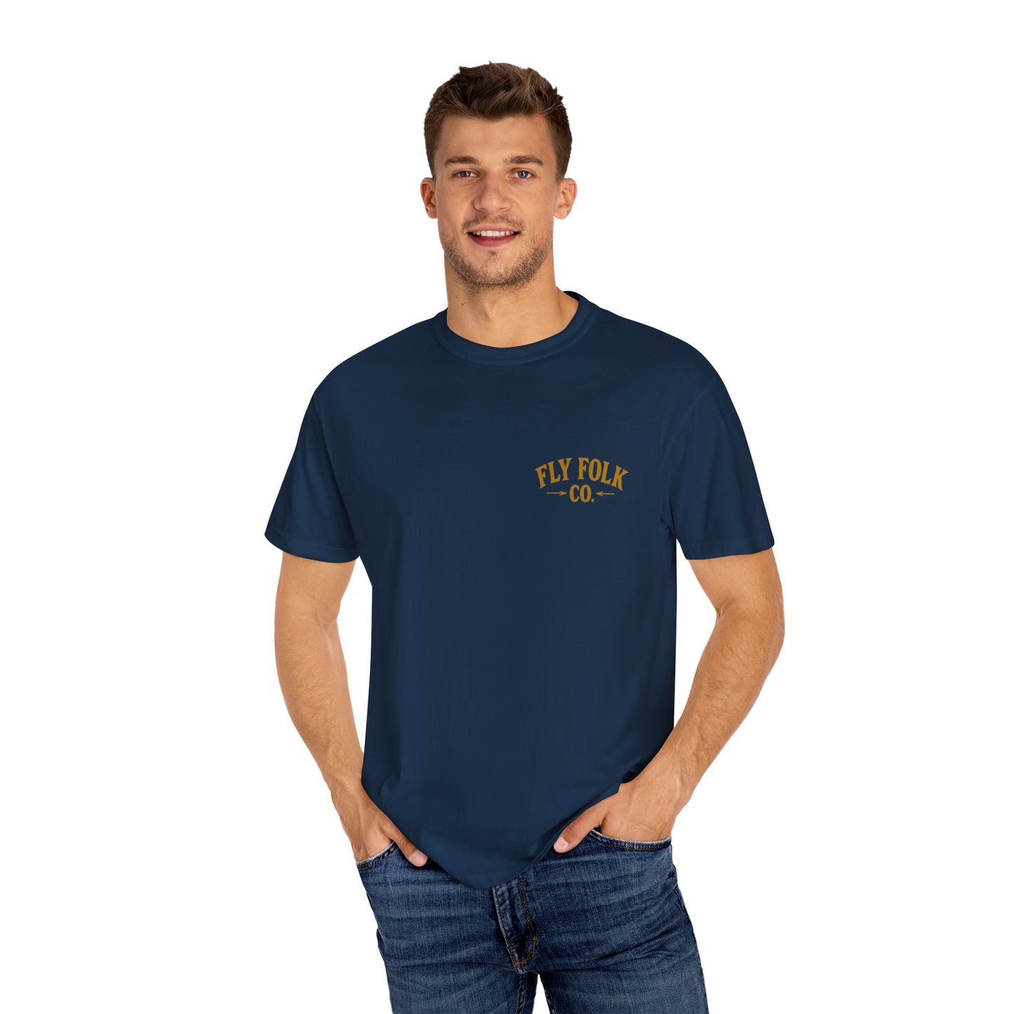 AI Could Never – Wizard Fly Fishing Tee