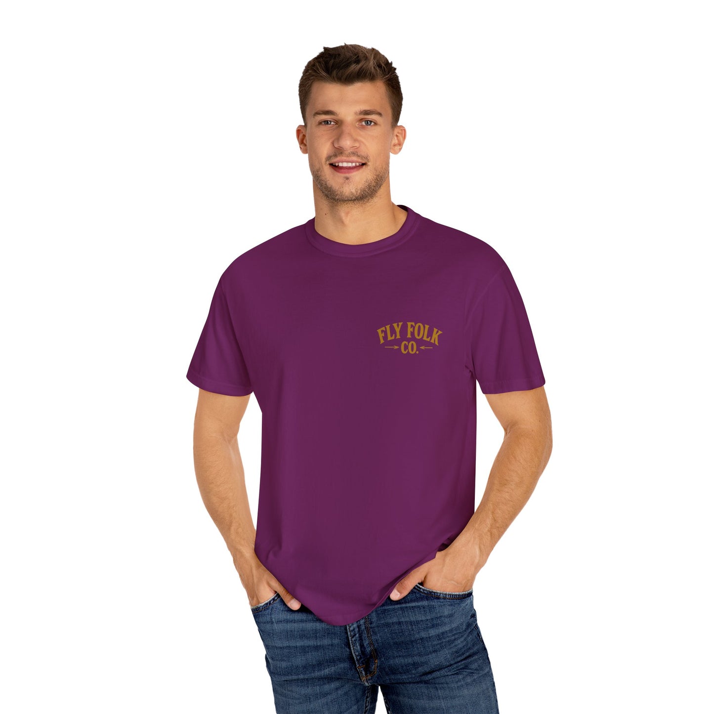 AI Could Never – Wizard Fly Fishing Tee
